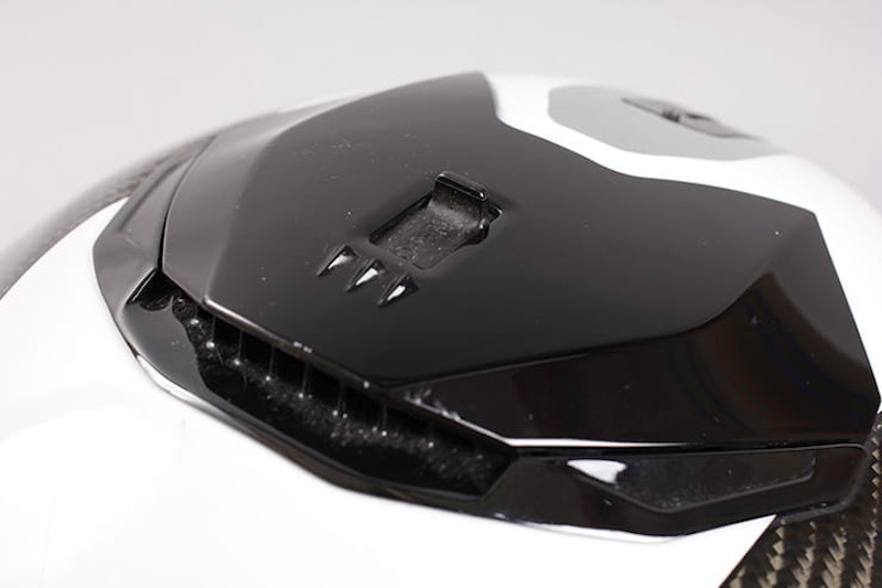Tested: Shark Spartan helmet review top vent