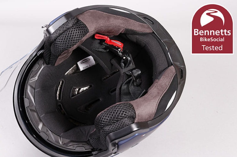 Caberg Flyon motorcycle helmet review_15
