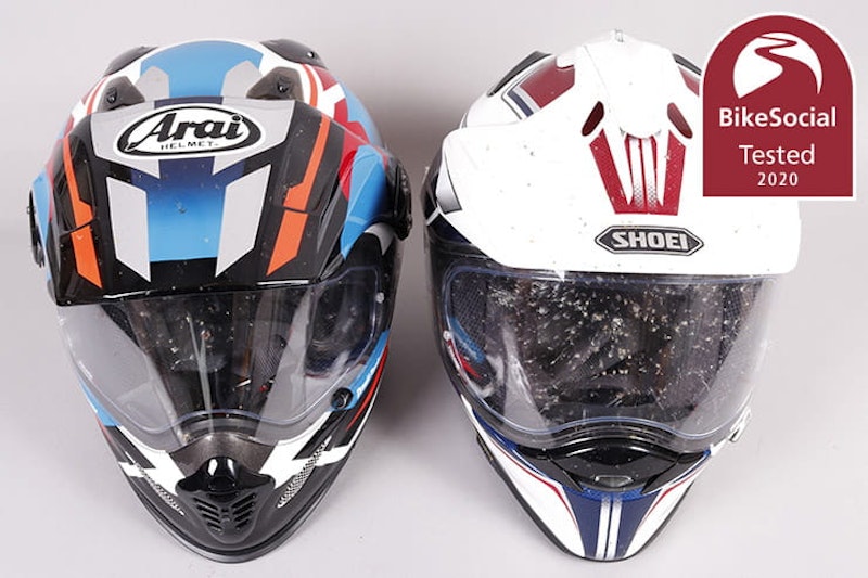 The Shoei Hornet ADV on review here is a direct competitor to the Arai Tour-X 4. In this test we decide which is best for your motorcycle and riding style