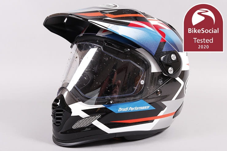 Full review of the Arai Tour-X 4 adventure motorcycle helmet. A peak helps keep the sun out of your eyes, but is this the best all-round bike lid?