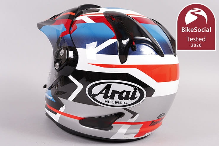 Full review of the Arai Tour-X 4 adventure motorcycle helmet. A peak helps keep the sun out of your eyes, but is this the best all-round bike lid?