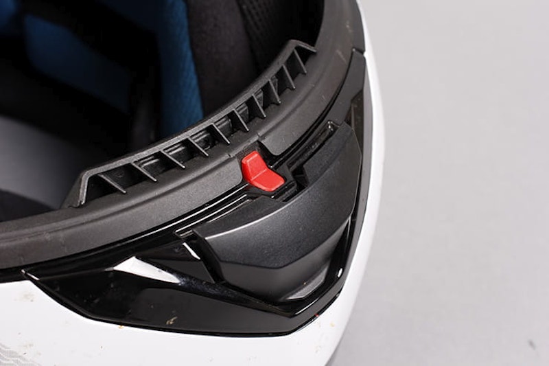 Evo-One motorcycle helmet front ventilation