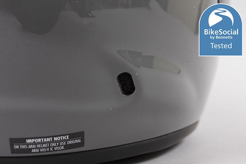 Arai Quantic ventilation
