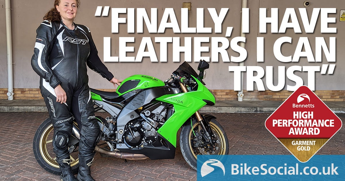 RST TracTech Evo 4 Ladies review AAArated race leathers tested