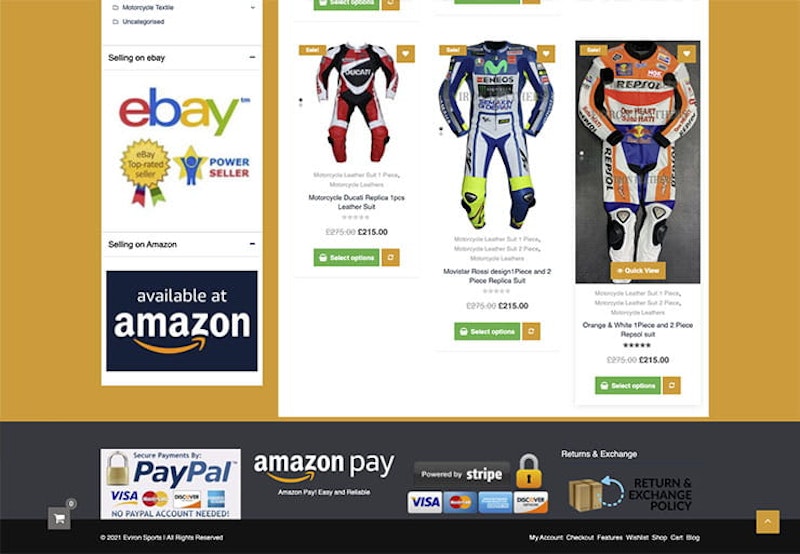 Cheap motorcycle leathers fake danger_07