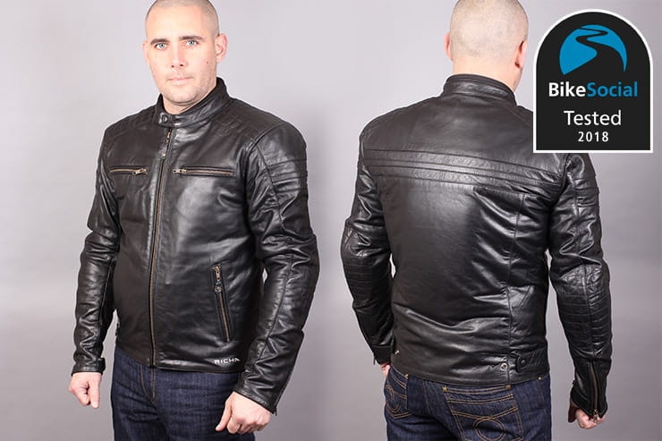 Richa Daytona leather bike jacket BikeSocial review