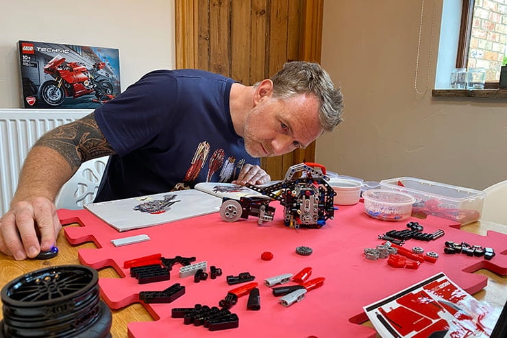 £55 for 646-pieces that come together to represent the £35k sportsbike seems good value. Here’s how the build went, with video