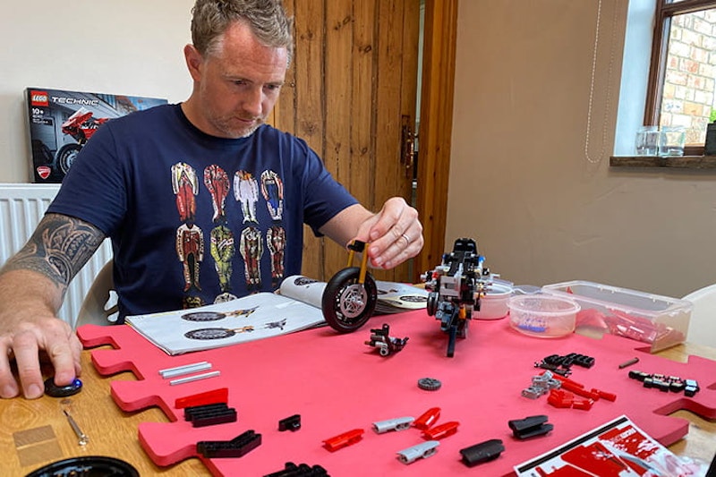 £55 for 646-pieces that come together to represent the £35k sportsbike seems good value. Here’s how the build went, with video