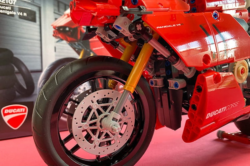 £55 for 646-pieces that come together to represent the £35k sportsbike seems good value. Here’s how the build went, with video