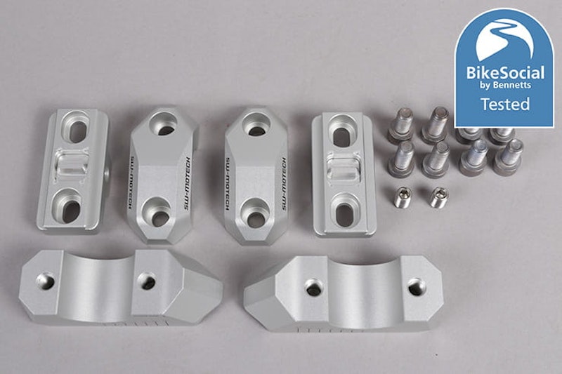 SW Motech Bar Back Variable risers review_05