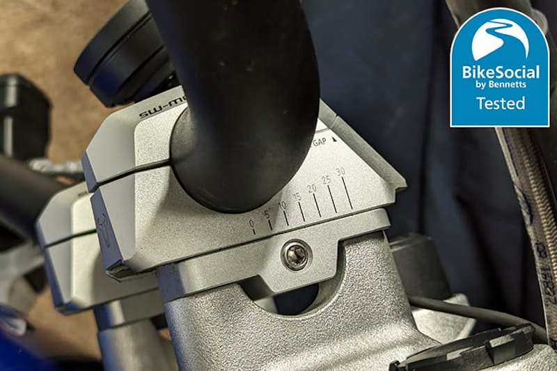 SW Motech Bar Back Variable risers review_17
