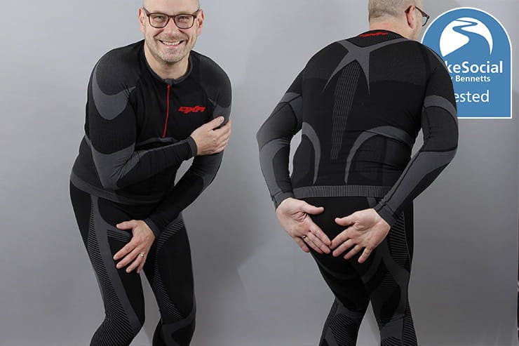 DXR Warmcore base layers review Keep warm on your motorcycle