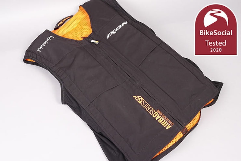 Full review of the Ixon airbag vest with In&Motion tech. Is it worth buying this self-contained motorcycle safety kit that works with all bike jackets?