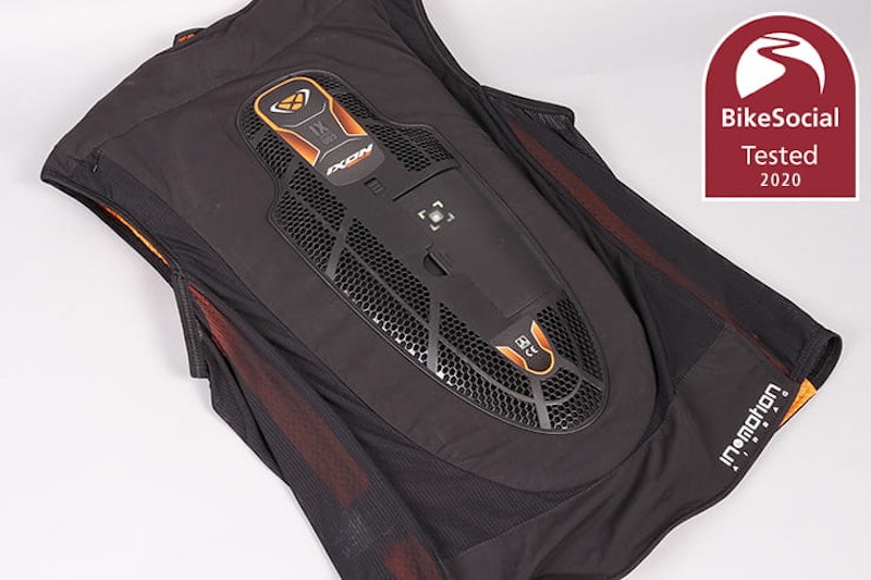 Full review of the Ixon airbag vest with In&Motion tech. Is it worth buying this self-contained motorcycle safety kit that works with all bike jackets?