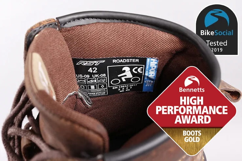 RST Roadster II waterproof motorycle boot review_06a