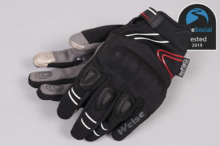 Tested: Weise Wave WP waterproof motorcycle gloves review