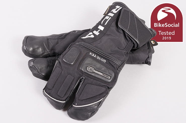Richa’s ‘lobster claw’ Gore-tex winter glove keeps your hands comfy, warm and dry too