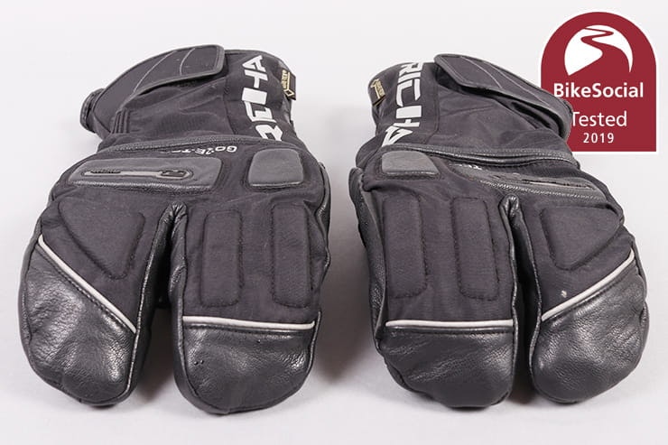 Richa’s ‘lobster claw’ Gore-tex winter glove keeps your hands comfy, warm and dry too