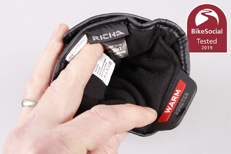 Richa’s ‘lobster claw’ Gore-tex winter glove keeps your hands comfy, warm and dry too