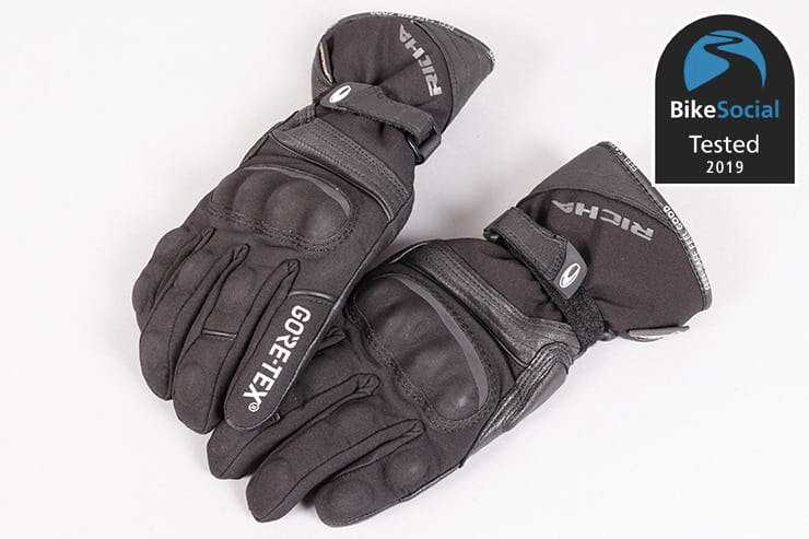 Tested Richa Diana GoreTex waterproof motorcycle gloves review