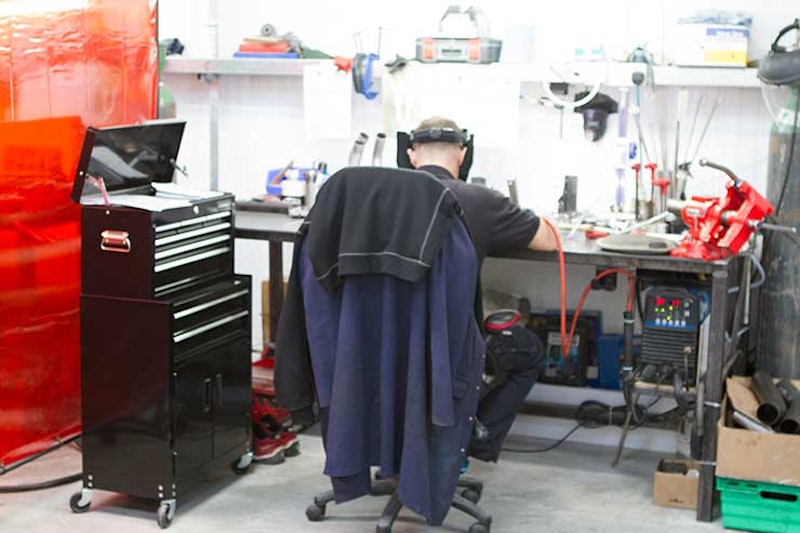 Austin Racing Exhaust Workshop