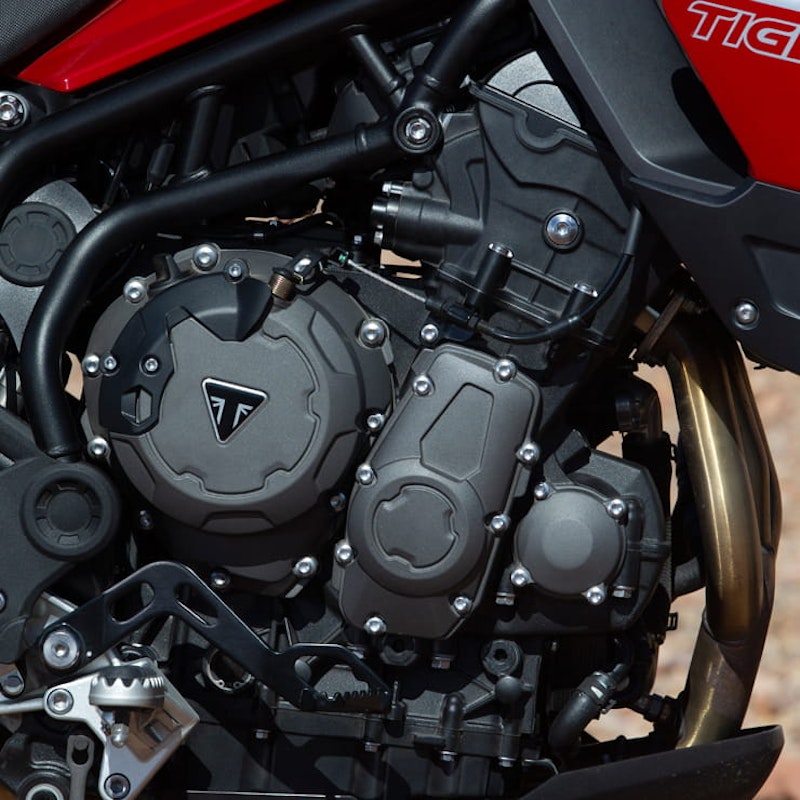 the 2020 Tiger 900 is nothing if not new, new and genuinely, innovatively, definitively, never-been-seen-before new.