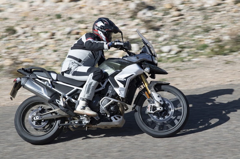 the 2020 Tiger 900 is nothing if not new, new and genuinely, innovatively, definitively, never-been-seen-before new.