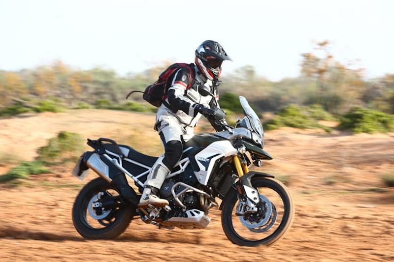 the 2020 Tiger 900 is nothing if not new, new and genuinely, innovatively, definitively, never-been-seen-before new.