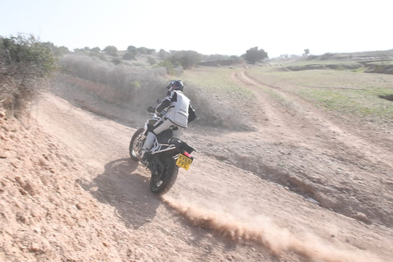 the 2020 Tiger 900 is nothing if not new, new and genuinely, innovatively, definitively, never-been-seen-before new.