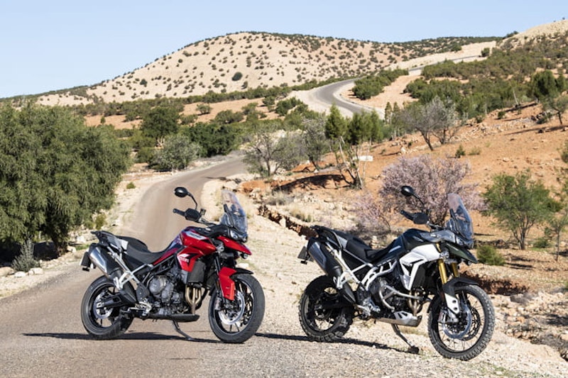 the 2020 Tiger 900 is nothing if not new, new and genuinely, innovatively, definitively, never-been-seen-before new.