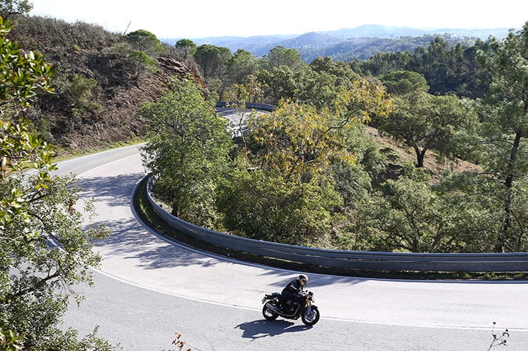 Updated for 2020 making it faster, lighter, revvier with better tyres and brakes, we ride the new Triumph Thruxton RS.