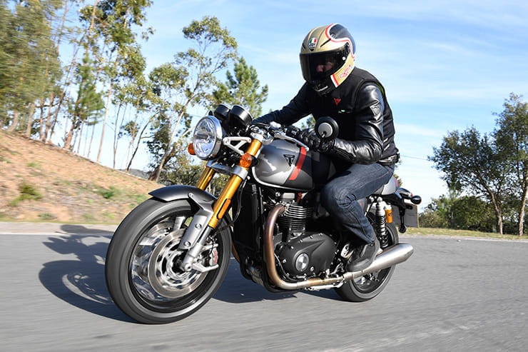 Updated for 2020 making it faster, lighter, revvier with better tyres and brakes, we ride the new Triumph Thruxton RS.