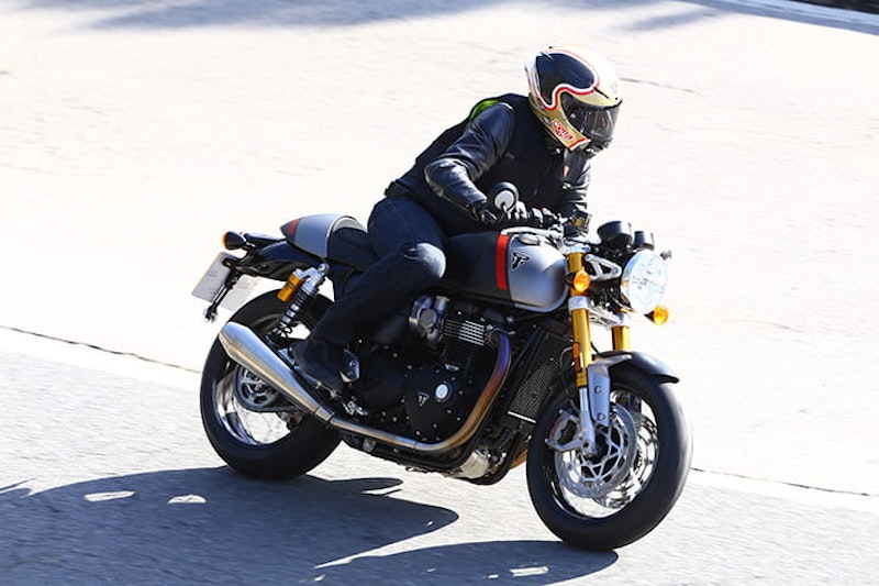 Updated for 2020 making it faster, lighter, revvier with better tyres and brakes, we ride the new Triumph Thruxton RS.