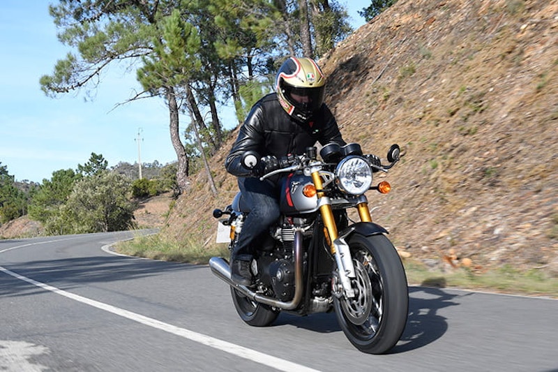 Updated for 2020 making it faster, lighter, revvier with better tyres and brakes, we ride the new Triumph Thruxton RS.