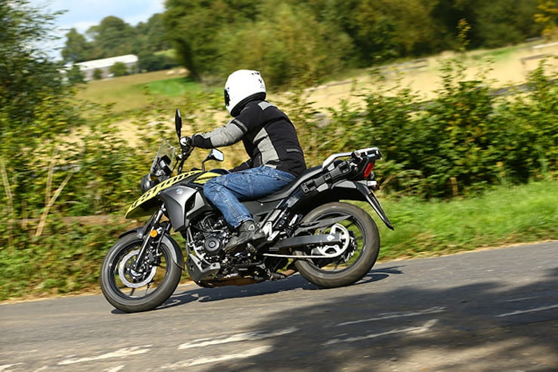 Suzuki V-Strom 250 ridden on the UK launch