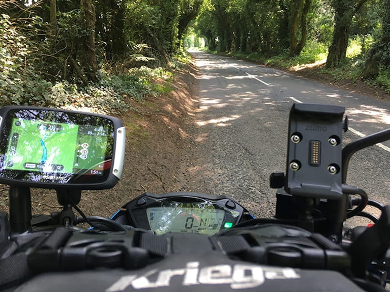 2017 Suzuki GSX-S750: The longest day: the view over the handle bars