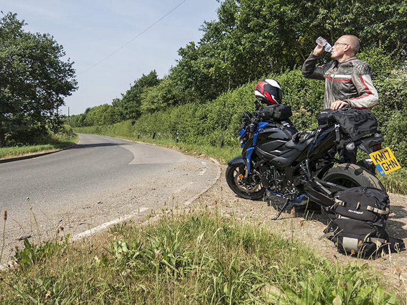 2017 Suzuki GSX-S750: The longest day, taking on water