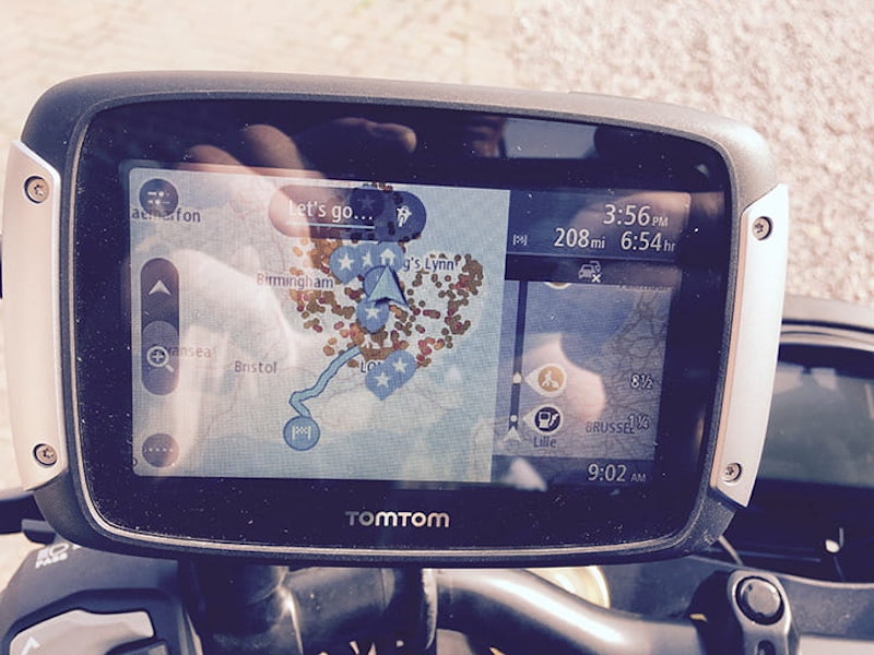 2017 Suzuki GSX-S750: The longest day: Sat Nav