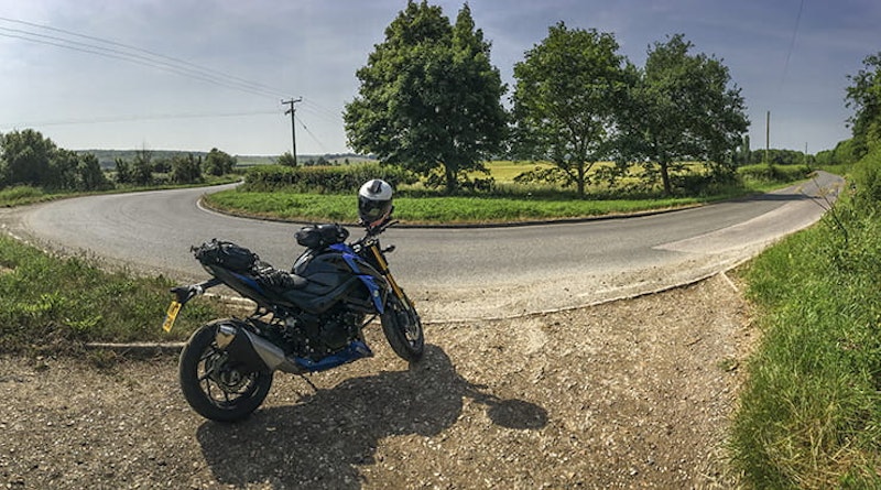 2017 Suzuki GSX-S750: The longest day: a harpin bend