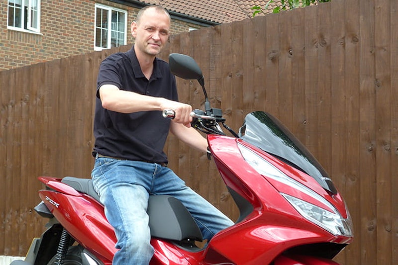 Bennetts Rewards member Gavin Farrow bought his Honda PCX125 at the beginning of the year as a commuting tool. Despite lockdown meaning that he has been working from home, he has still had ample opportunity to use his new PCX.