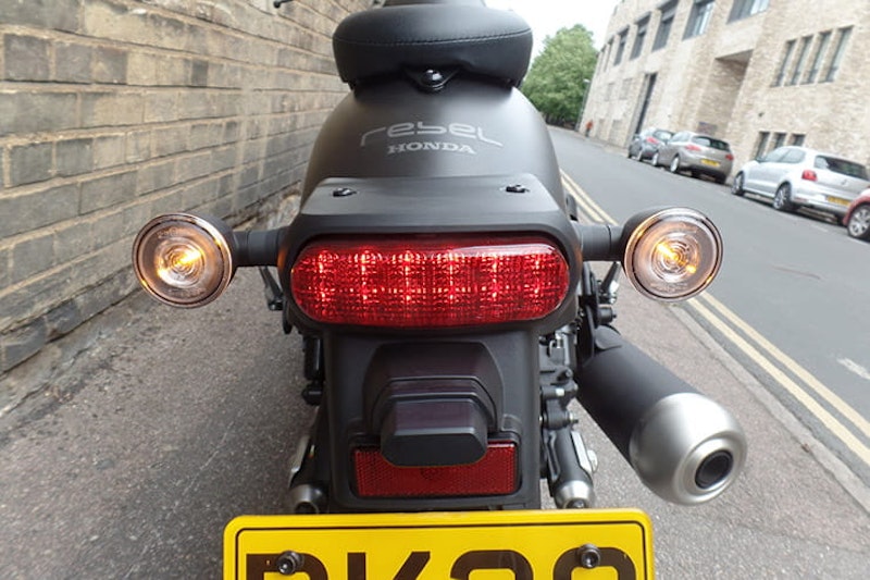Entry level cruiser with attitude, or CB500 in gothic fancy dress? We review the 2020 Rebel SE to see if it is the best A2 compliant bobber.