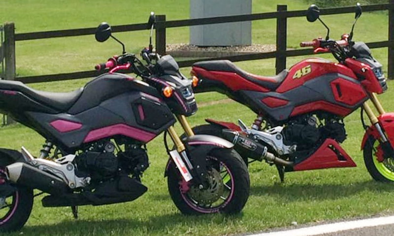 Honda MSX125 Grom Custom Paint Valentino Rossi
