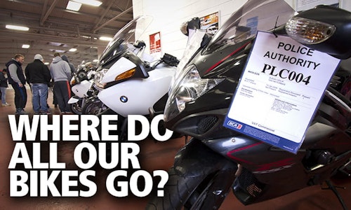 Why are used UK motorcycles and cars so popular in Europe?
