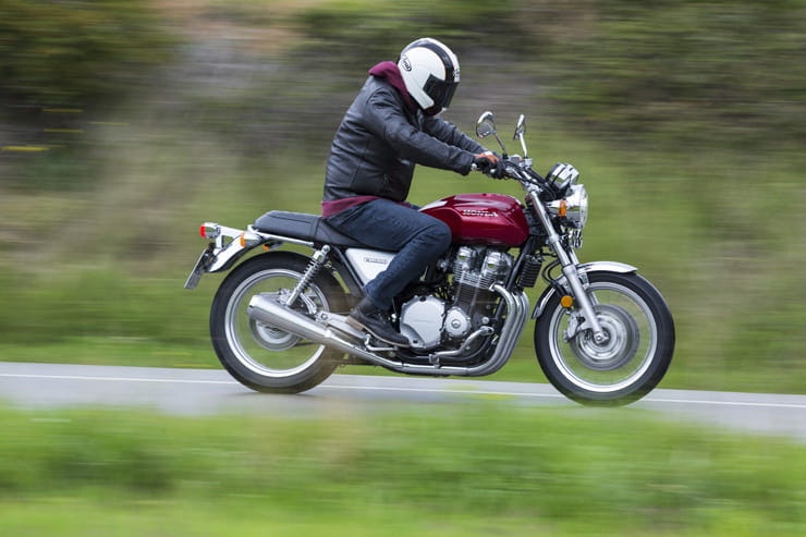 Honda CB1100 ridden quickly