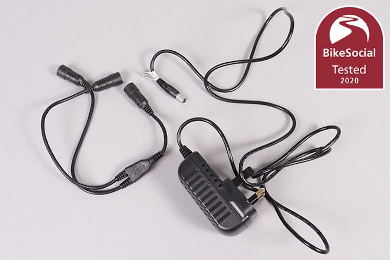 Waterproof, heated, armoured gloves powered from the bike battery or their own portable units