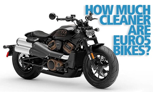 How much cleaner are Euro 5 bikes?
