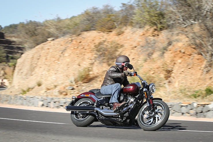 Riding_2018 Harley Davidson Sport Glide review