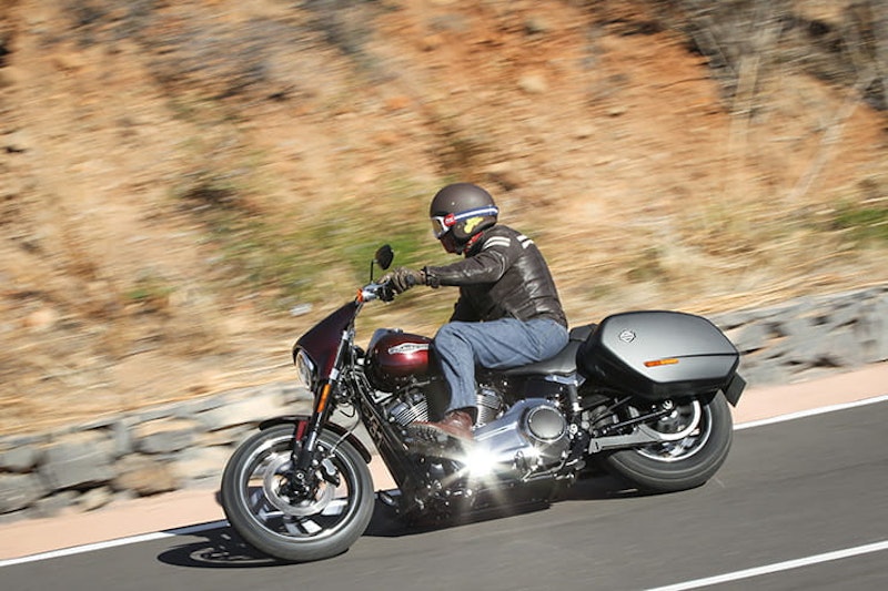 Riding_2018 Harley Davidson Sport Glide review