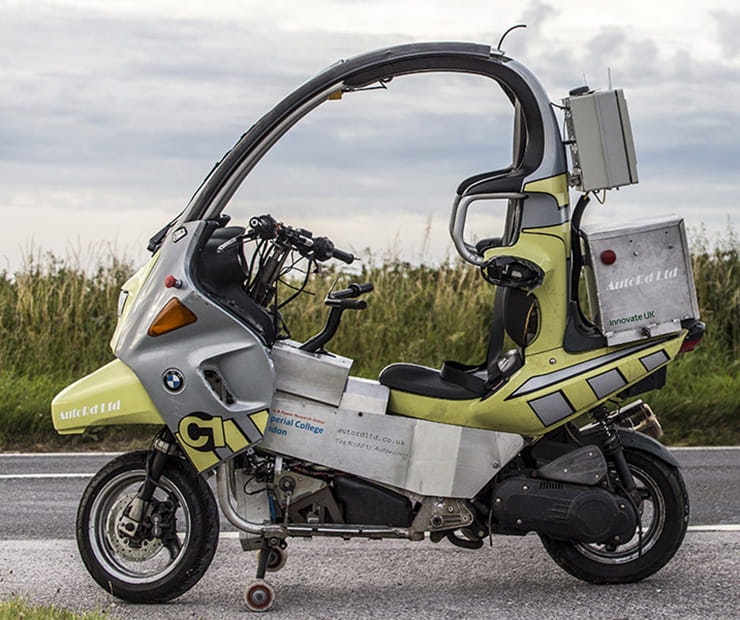 AutoRD self riding autonomous motorcycle