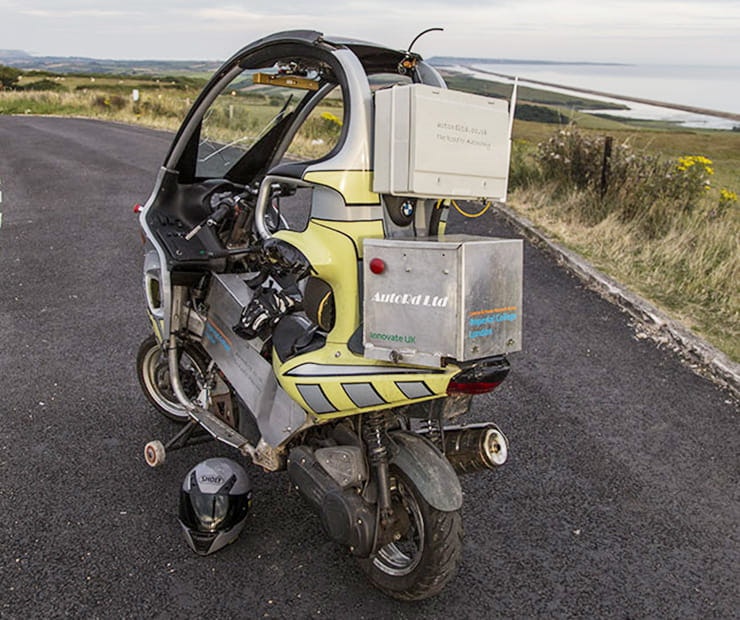 AutoRD self riding autonomous motorcycle